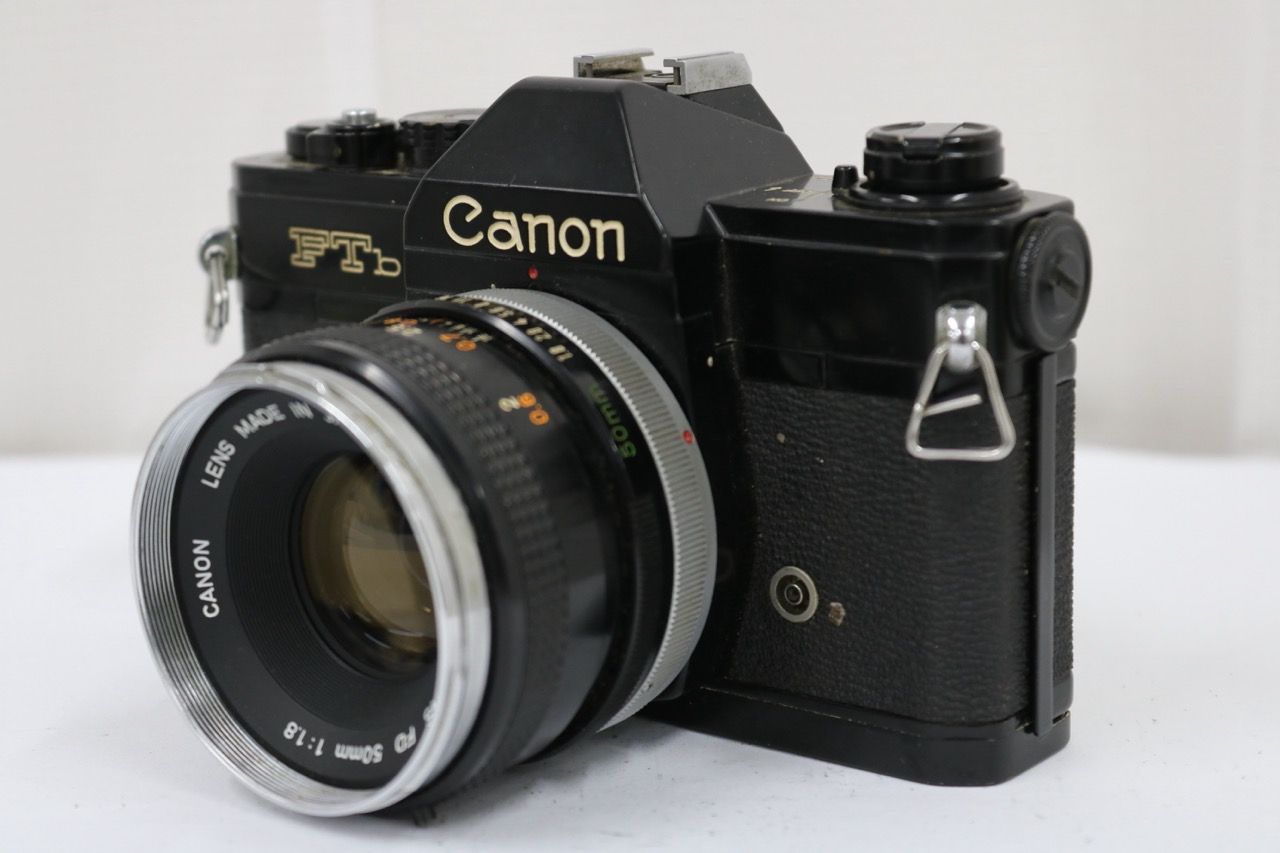 【返品保証】 キャノン Canon FTb QL FD 50mm F1.8 ボディレンズセット e11998