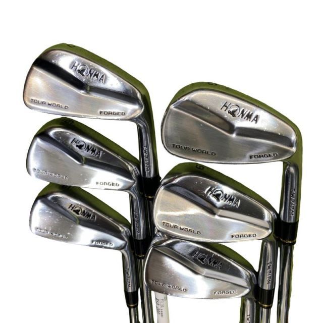 【中古】 本間ゴルフ TOUR WORLD TW717M FORGED 6S アイアンセット IR Dynamic Gold (フレックスS) メンズ 男性用 右利き 右用 Cランク ゴルフクラブ