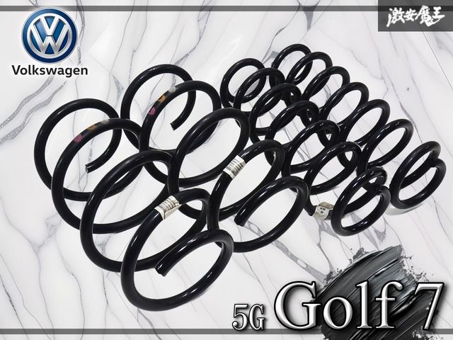 ★使用OK★ VW フォルクスワーゲン 純正 5G ゴルフ7 スプリング バネ コイル 一台分 ノーマル 純正戻し 即納