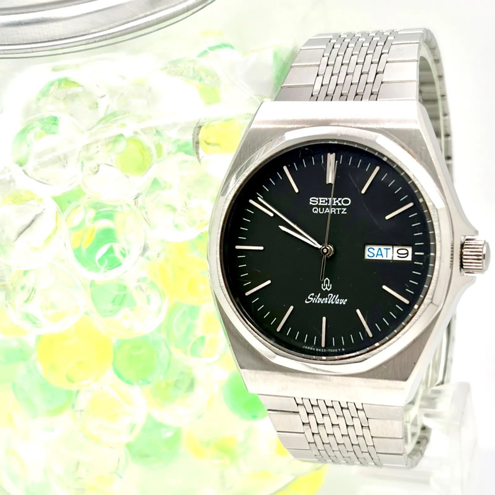 新品電池】SEIKO セイコー Silver Wave シルバーウェーブ メンズ 