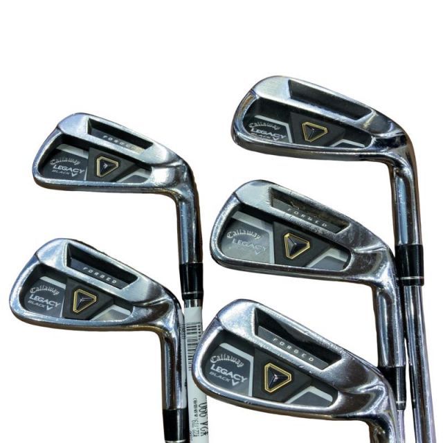 【中古】 キャロウェイ LEGACY BLACK(2013) 6S アイアンセット IR GS 95 (フレックスS) メンズ 男性用 右利き 右用 Cランク ゴルフクラブ