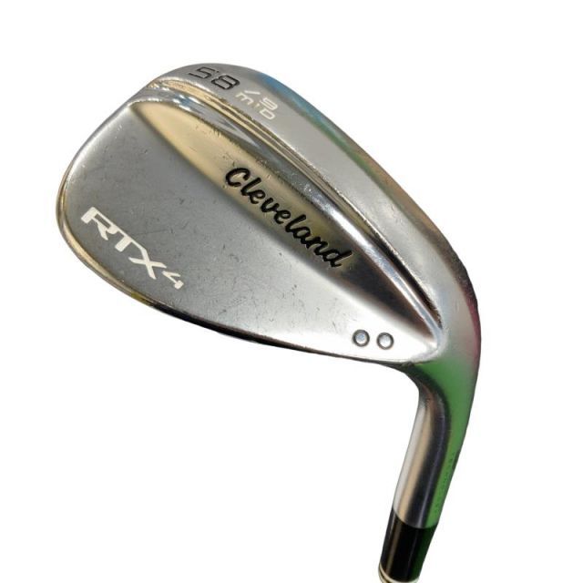 【中古】 クリーブランド Cleveland RTX-4 ツアーサテン 58°/09° MID ウェッジ WG Dynamic Gold (フレックスS) メンズ 男性用 右利き 右用 Cランク ゴルフクラブ