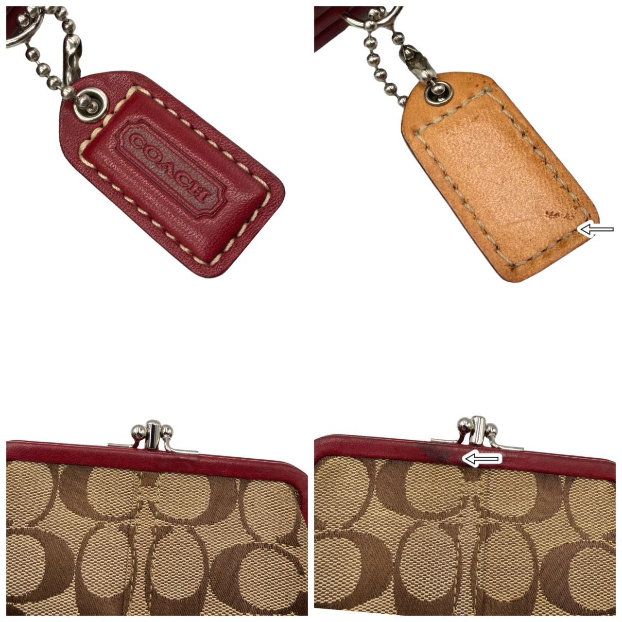 良品✤【COACH／コーチ】がま口財布／コインケース／小銭入れ