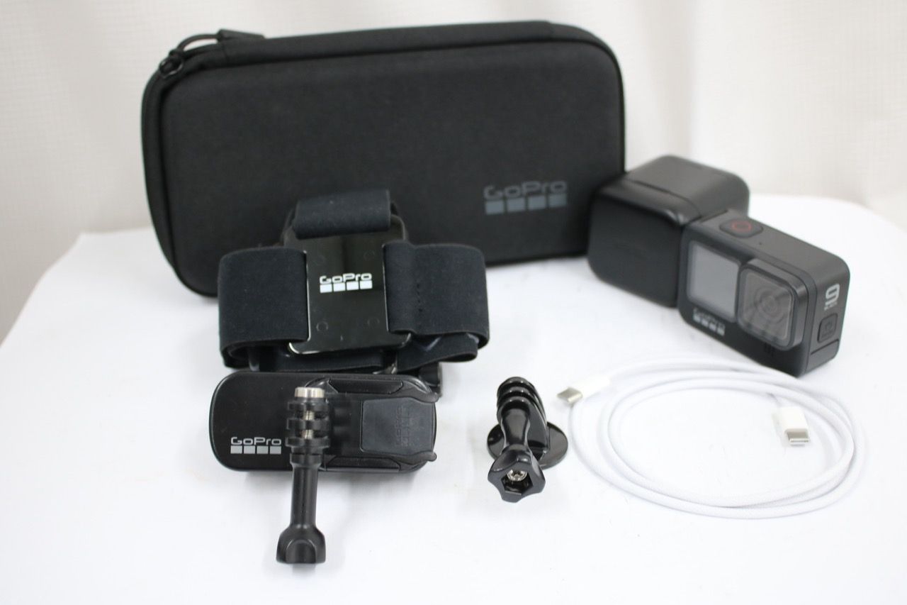 【返品保証】 GoPro ゴープロ 9 ブラック ケース付き 付属品多数 アクションカメラ e12060 19,275円