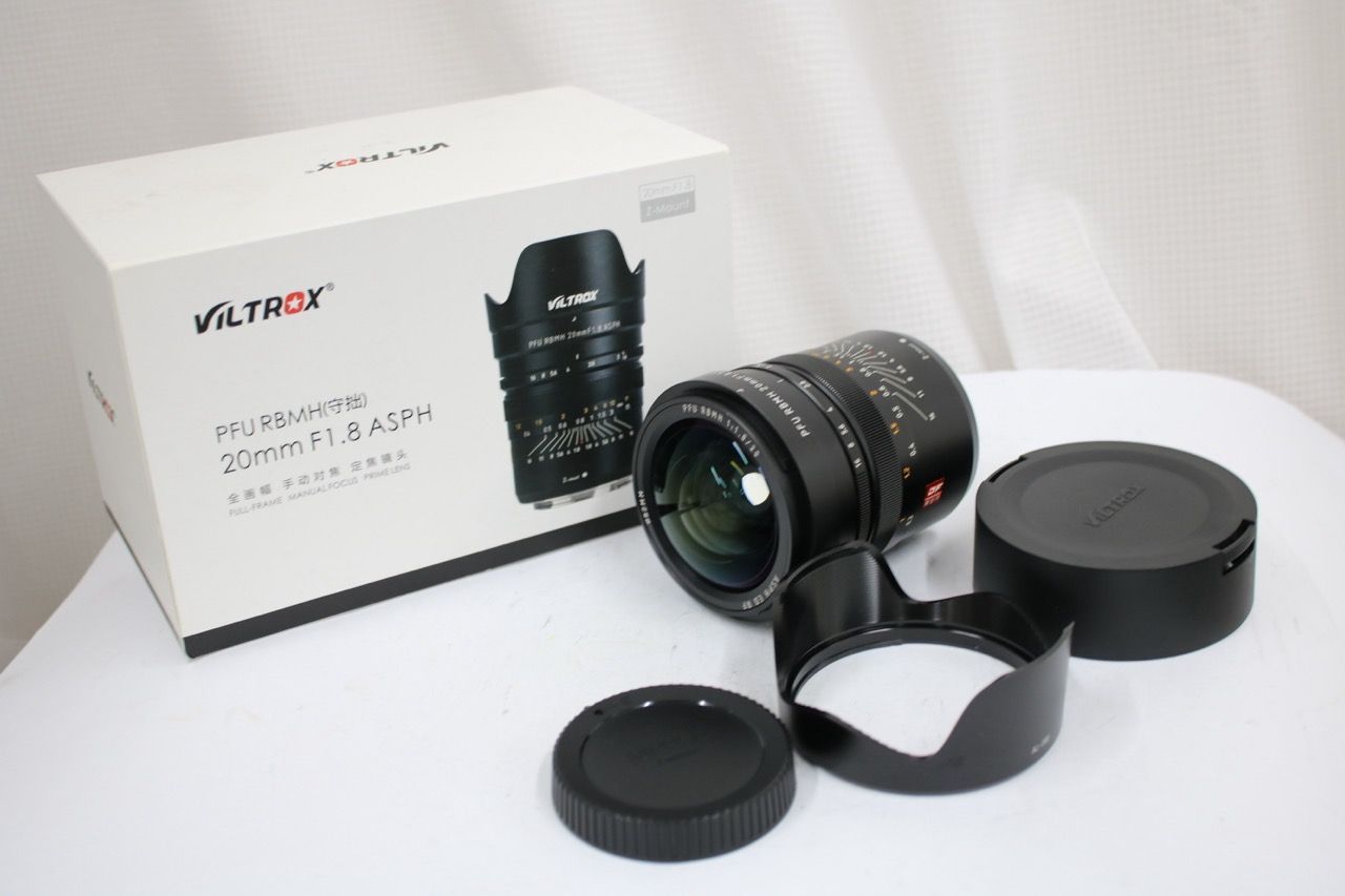 【返品保証】 【元箱付き】VILTROX PFU RBMH 20mm F1.8 ASPH ED RF Zマウント レンズ e12119
