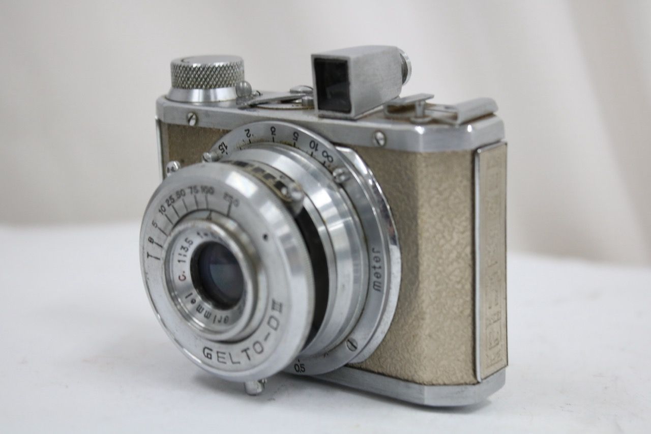 【訳あり品】 GELTO-DIII Grimmel C. 5cm F3.5 カメラ e12099