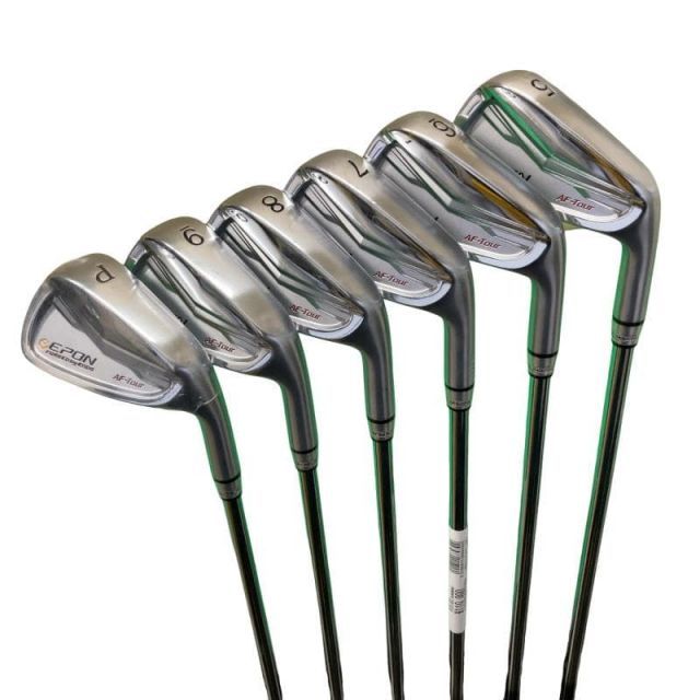 【中古】 エポンゴルフ株式会社 EPON AF-Tour CB(2023) 6S アイアンセット IR 純正特注シャフト (フレックスS) メンズ 男性用 右利き 右用 Cランク ゴルフクラブ