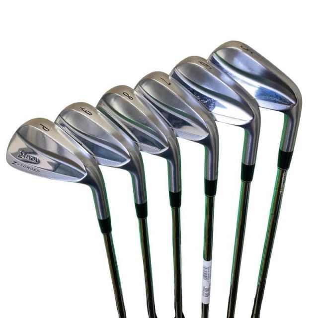 【中古】 ダンロップ SRIXON Z-FORGED 6S アイアンセット IR 純正特注シャフト (フレックスS) メンズ 男性用 右利き 右用 Cランク ゴルフクラブ