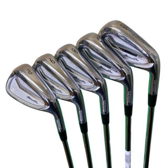 【中古】 ミズノ Mizuno Pro 920 6S アイアンセット IR 純正特注シャフト (フレックスS) メンズ 男性用 右利き 右用 Cランク ゴルフクラブ