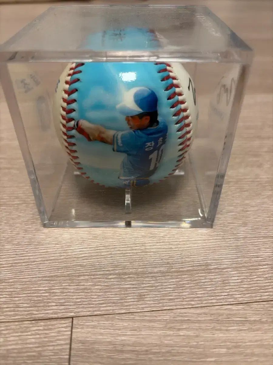 チャン・ヒョジョ サイン印刷 記念球 / SAMSUNG LIONS / KBO レジェンド 所蔵品