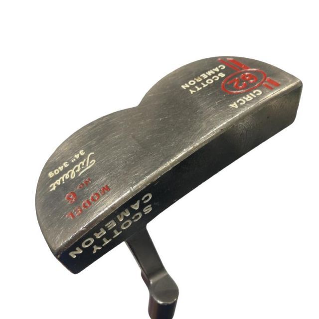 【中古】 タイトリスト SCOTTY CAMERON CIRCA 62 No.6(2007) 34インチ パター PT スチール (フレックスその他) メンズ 男性用 右利き 右用 Cランク ゴルフクラブ