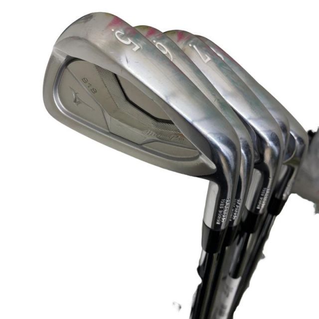 【中古】 ミズノ Mizuno Pro 918 6S アイアンセット IR 純正特注シャフト (フレックスR) メンズ 男性用 右利き 右用 Cランク ゴルフクラブ