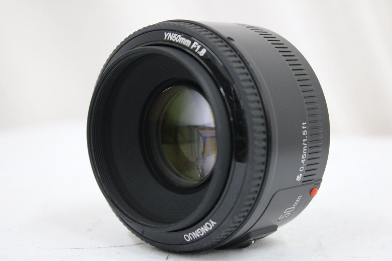 【返品保証】 YONGNUO YN 50mm F1.8 キャノンマウント レンズ e12165