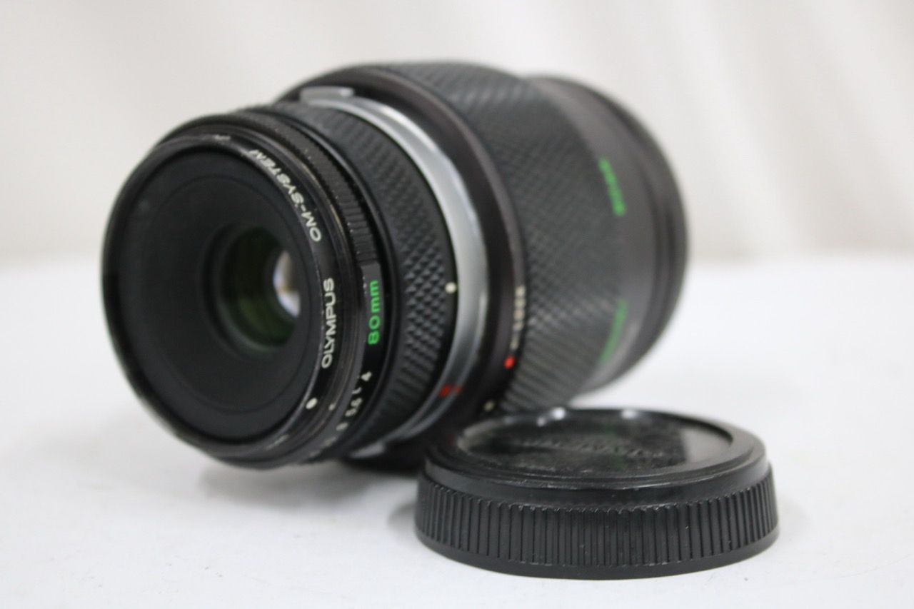 【返品保証】 オリンパス Olympus ZUIKO AUTO MACRO 80mm F4 エクステンションチューブ付き レンズ e12140