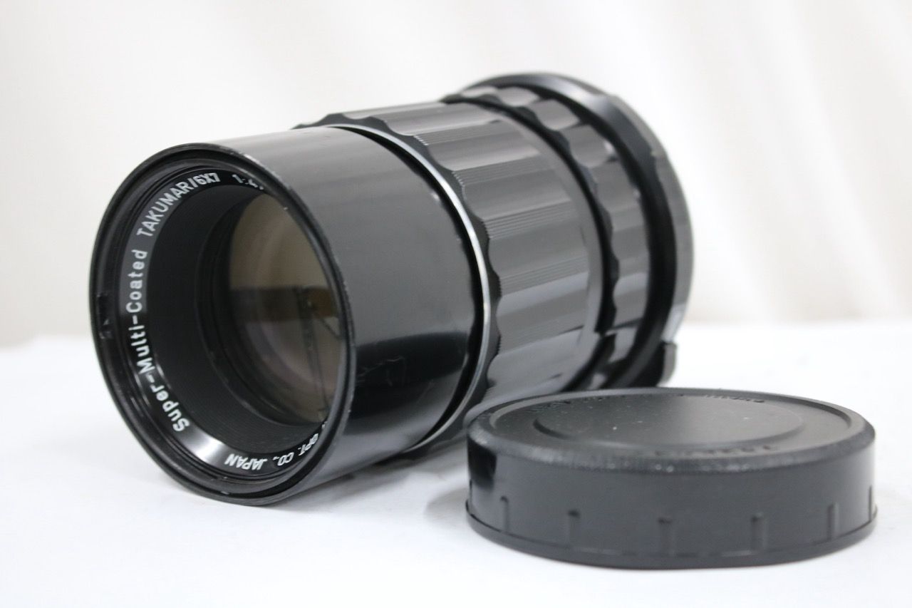 【返品保証】 ペンタックス Pentax Super-Multi-Coated TAKUMAR/6×7 200mm F4 中判レンズ e12141