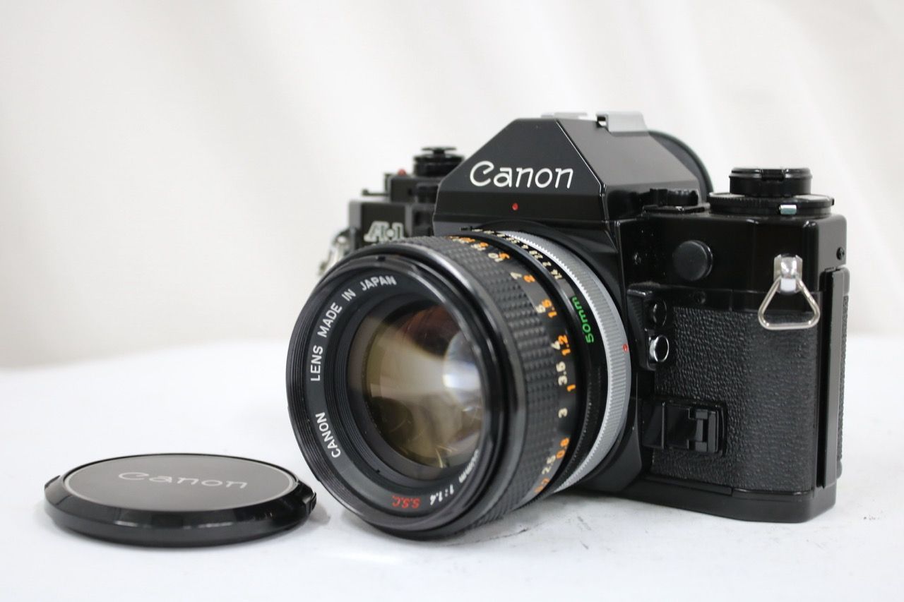 【返品保証】 キャノン Canon A-1 FD 50mm F1.4 S.S.C. ボディレンズセット e12177