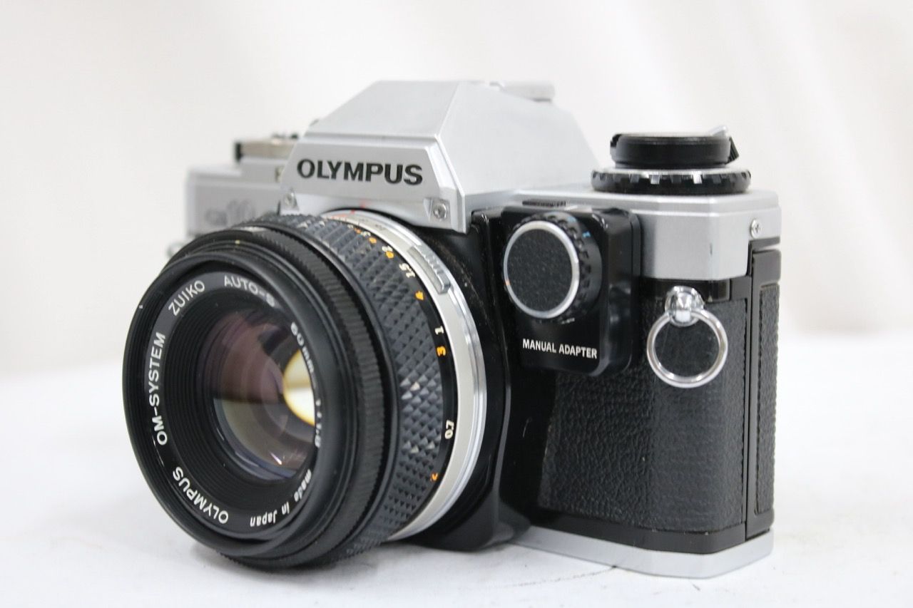 返品保証】 オリンパス Olympus OM10 ZUIKO AUTO-S 50mm F1.8 ボディ