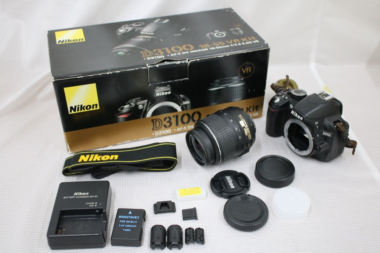 返品保証】 【シャッター5726回】ニコン Nikon D3100 DX AF-S NIKKOR 