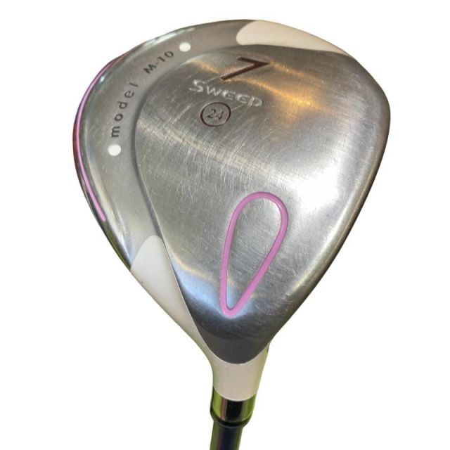 【中古】 プロギア Sweep Model M-10(ピンク) 7W レディース フェアウェイウッド FW sweep (フレックスL) レディース 女性用 右利き 右用 Cランク ゴルフクラブ