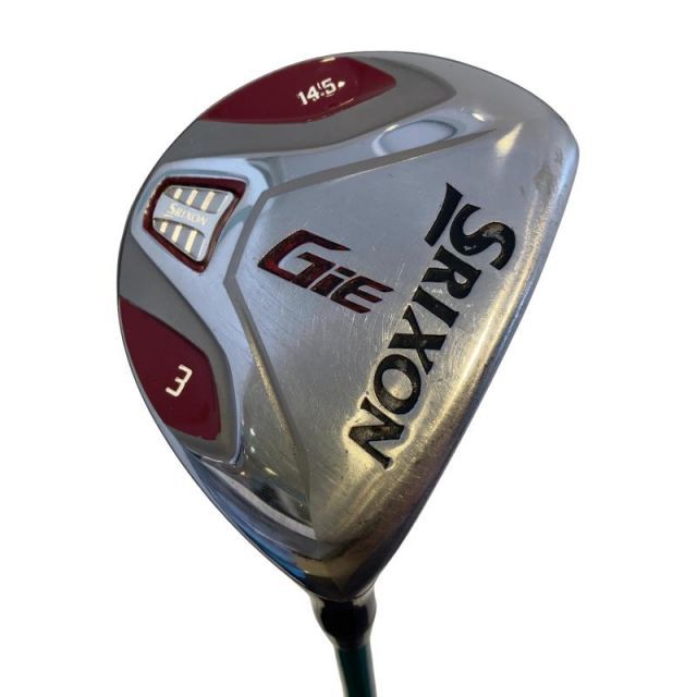 【中古】 ダンロップ SRIXON GiE 3W フェアウェイウッド FW Tour AD QUATTROTECH 65 TIP9 (フレックスSR) メンズ 男性用 右利き 右用 Dランク ゴルフクラブ