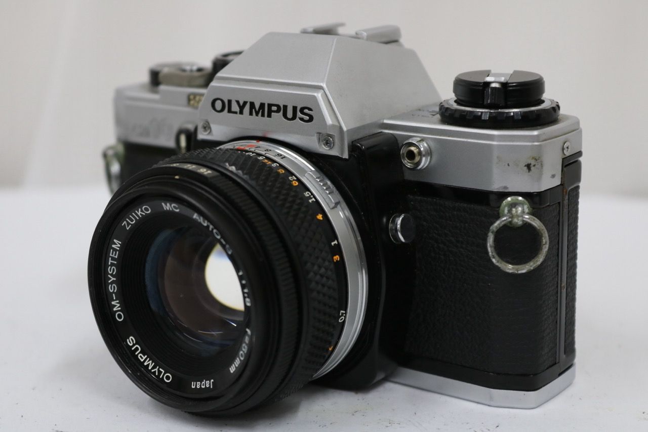 【返品保証】 オリンパス Olympus OM-10 ZUIKO MC AUTO-S 50mm F1.8 ボディレンズセット e12238