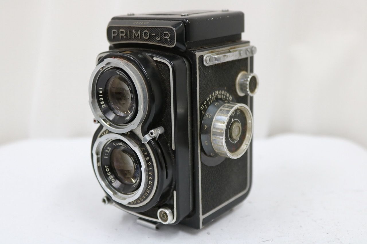 【訳あり品】 PRIMO-JR Topcor 6cm F2.8 二眼カメラ e12205