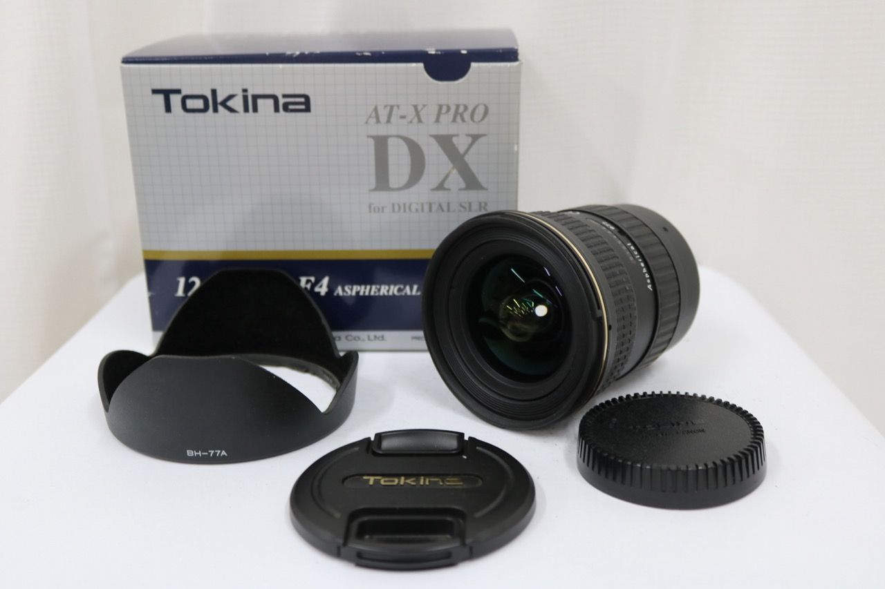 【返品保証】 【元箱付き】トキナー Tokina AT-X PRO SD 12-28mm F4 DX キャノンマウント レンズ e12195