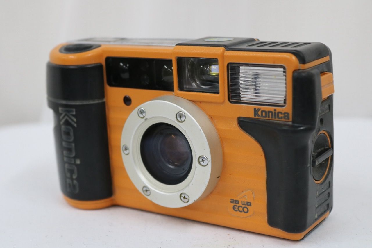 【返品保証】 コニカ KONICA 現場監督 28 28 WB ECO オレンジ コンパクトカメラ e12239