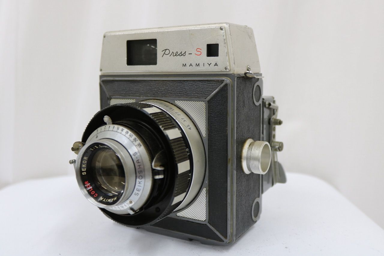 【返品保証】 マミヤ Mamiya Press-S COLOR SEKOR 105mm F3.5 中判カメラ e12207