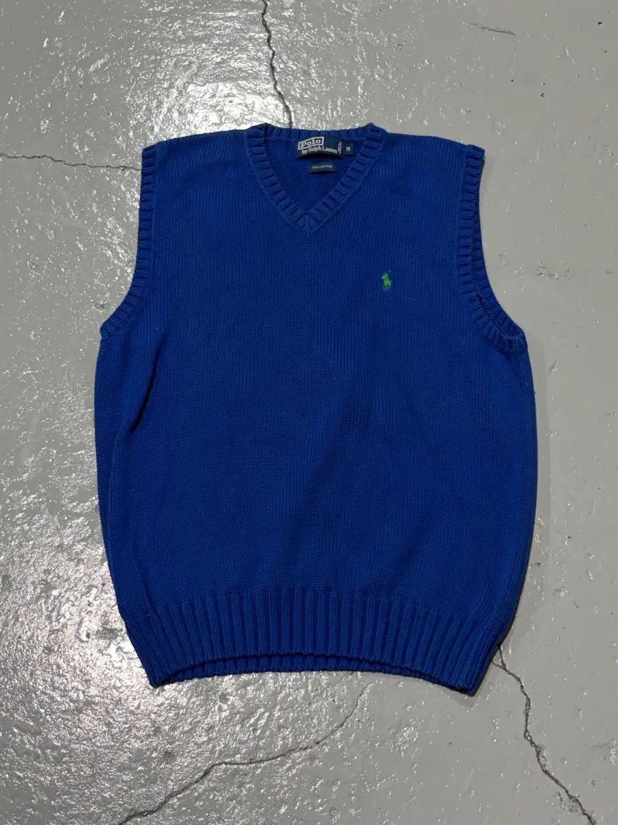 ポロ ラルフローレン (Polo Ralph Lauren) ブルー ニット ベスト