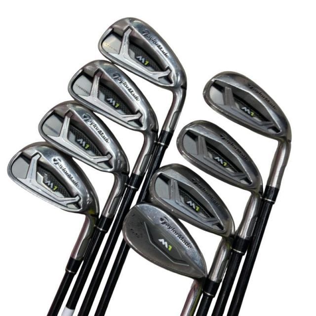 【中古】 テーラーメイド M1(2017) 8S アイアンセット IR TM7-117 (フレックスR) メンズ 男性用 右利き 右用 Dランク ゴルフクラブ