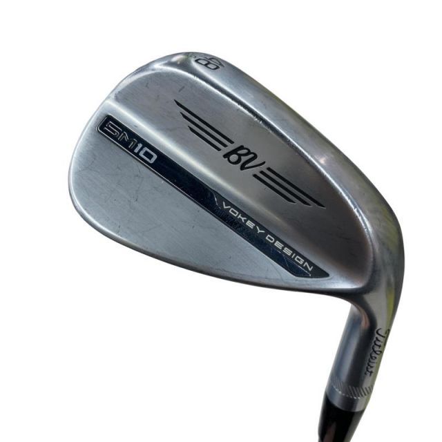 【中古】 タイトリスト VOKEY SPIN MILLED SM10 ツアークロム 48°/10°F ウェッジ WG 純正特注シャフト (フレックスR) メンズ 男性用 右利き 右用 Cランク ゴルフクラブ
