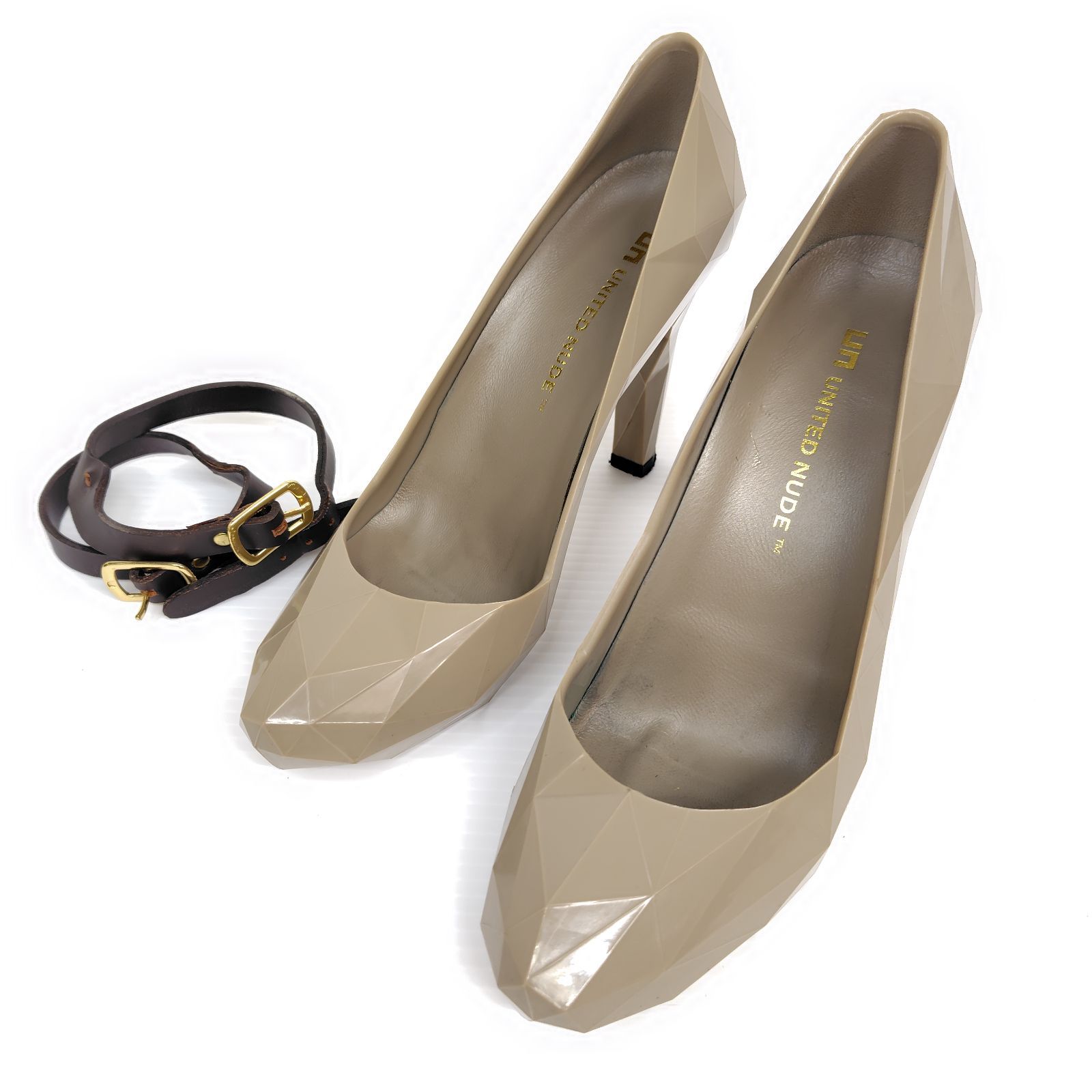 UNITED NUDE ユナイテッドヌード パンプス 36 Lo Res Pump 多面体