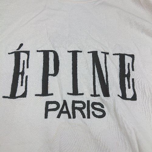 ◇ Θ epine エピヌ 長袖 ロングTシャツ サイズ表記なし アイボリー