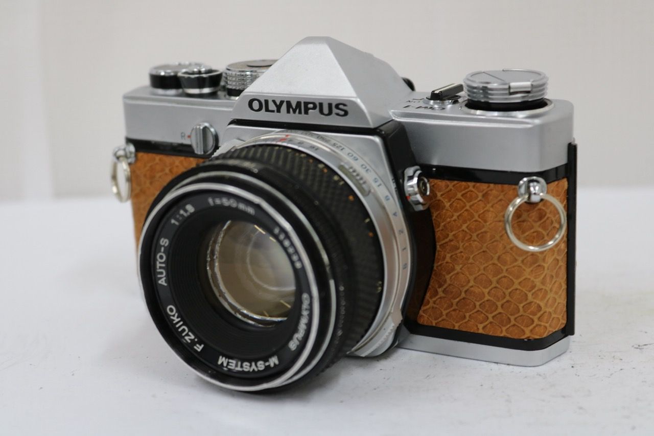 【返品保証】 オリンパス Olympus OM-1 F.ZUIKO AUTO-S 50mm F1.8 ボディレンズセット e12335