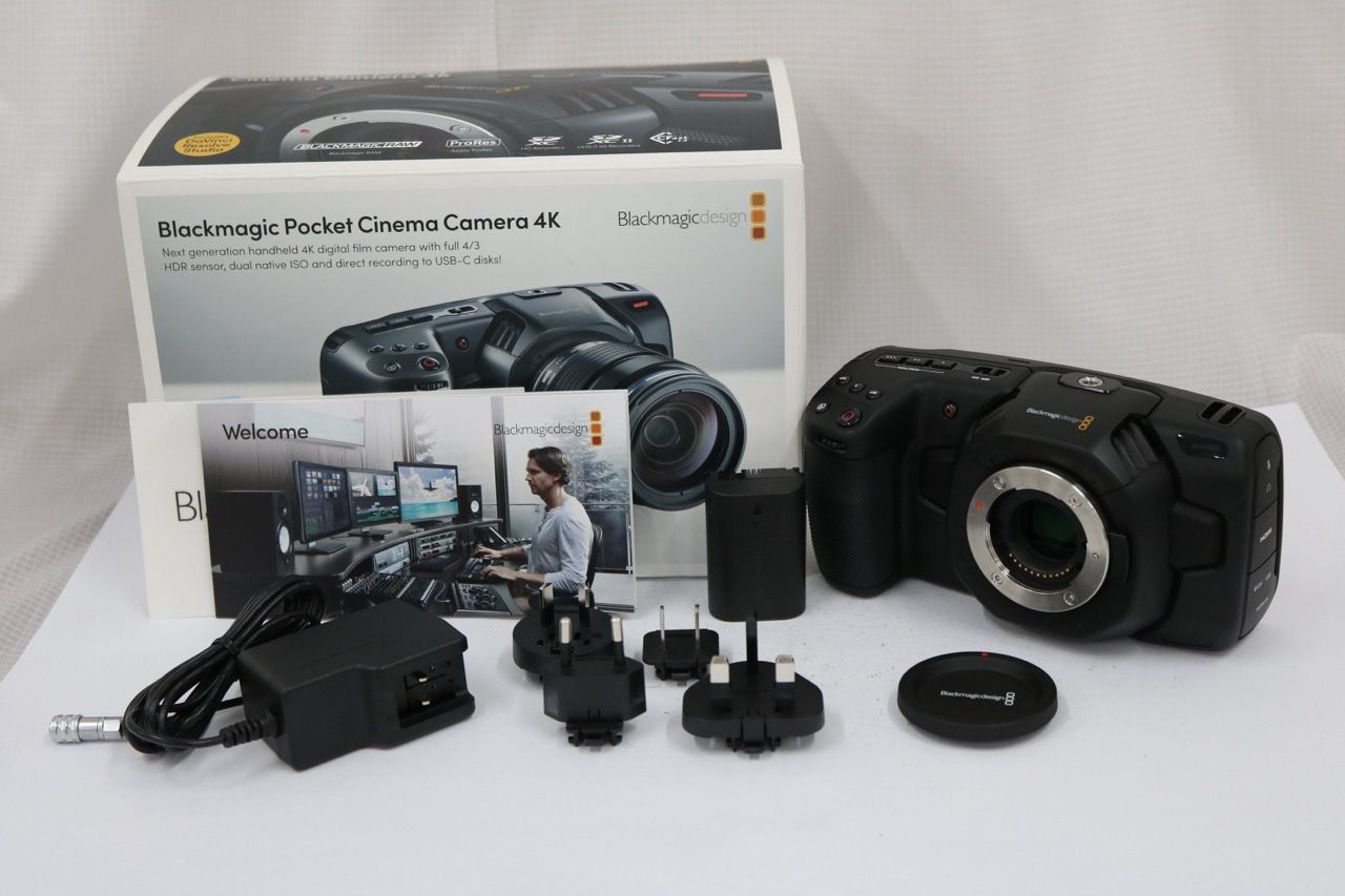 【美品 返品保証】 Blackmagic Pocket Cinema 4k シネマカメラ e12311