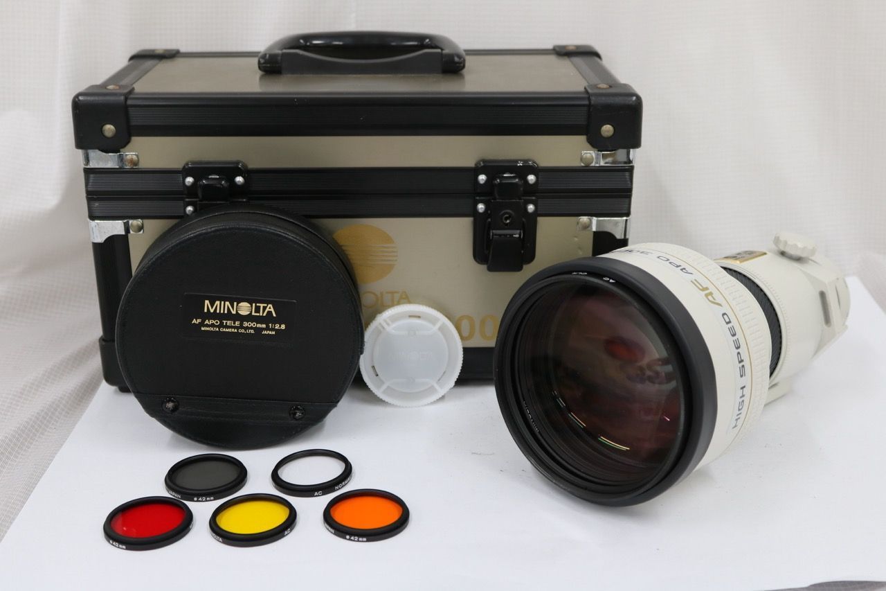 【光学美品】 ミノルタ Minolta High Speed AF APO 300mm F2.8 レンズ e12312