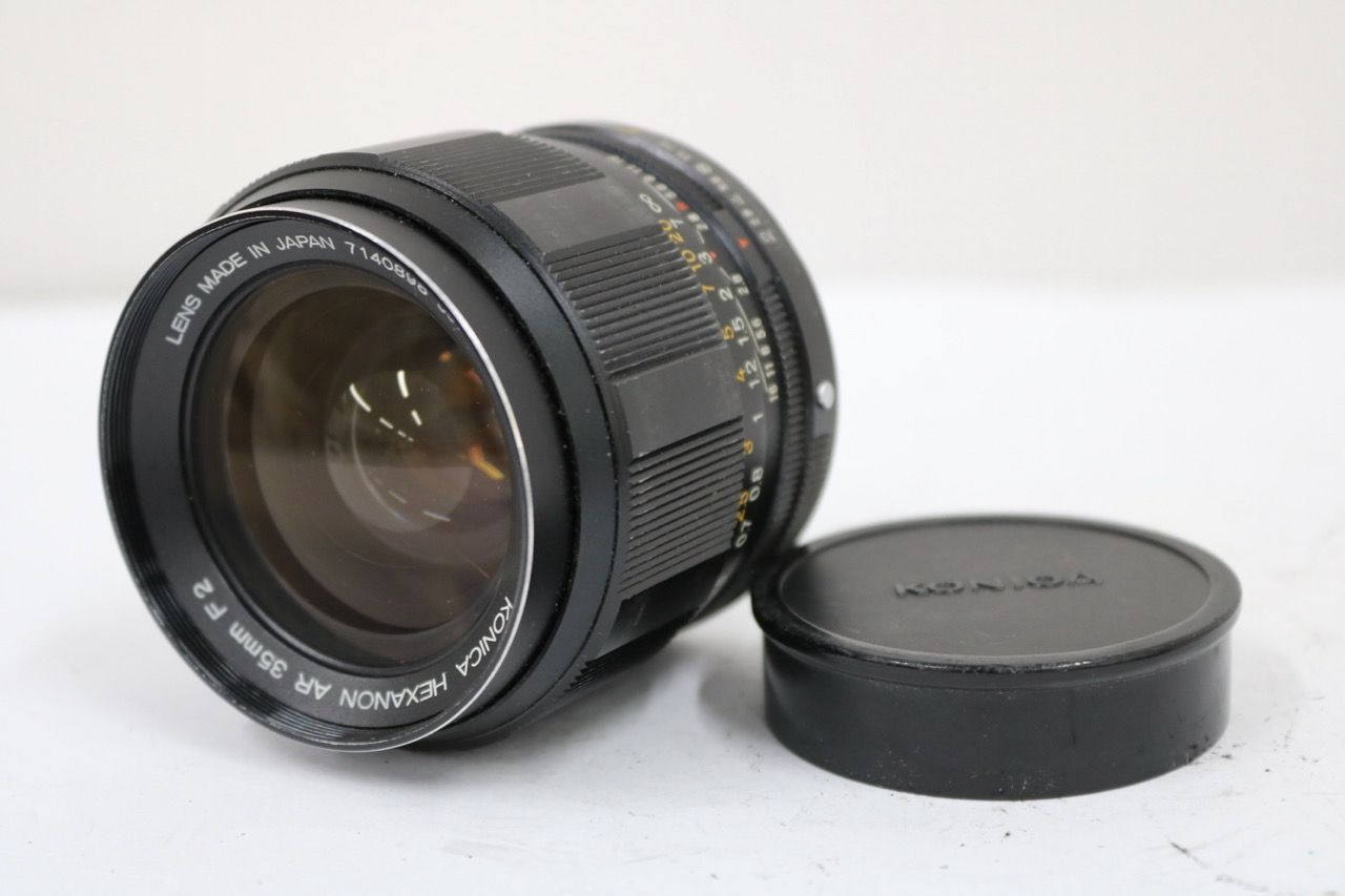 【光学美品】 コニカ Konica Hexanon AR 35mm F2 レンズ e12320