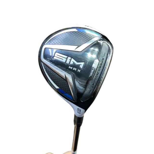 【中古】 テーラーメイド SIM MAX 5W フェアウェイウッド FW TENSEI BLUE TM50(FW) (フレックスR) メンズ 男性用 右利き 右用 Cランク ゴルフクラブ