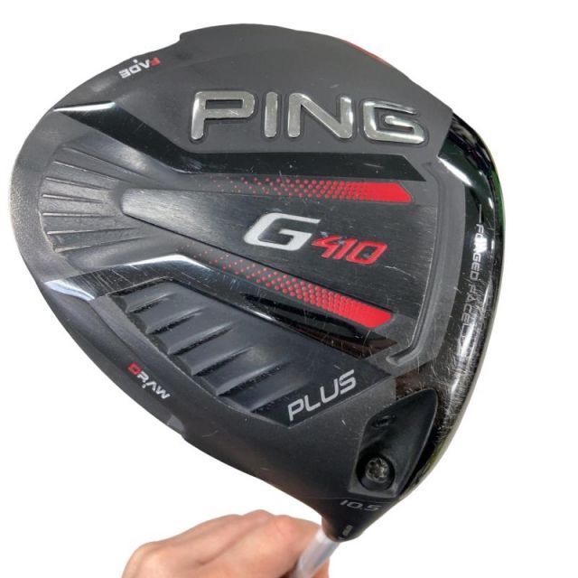 【中古】 ピン G410 PLUS 10.5° ドライバー DR 純正特注シャフト (フレックスS) メンズ 男性用 右利き 右用 Cランク ゴルフクラブ
