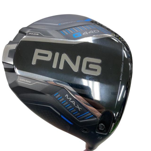 【中古】 ピン G440 MAX 9° ドライバー DR 純正特注シャフト (フレックスS) メンズ 男性用 右利き 右用 Bランク ゴルフクラブ