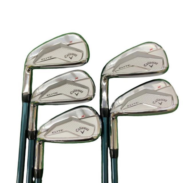【中古】 キャロウェイ ELYTE X 5S レフティ アイアンセット IR VENTUS GREEN 50 for CW(ELYTE IR) (フレックスR) メンズ 男性用 左利き レフティ 左用 Cランク ゴルフクラブ