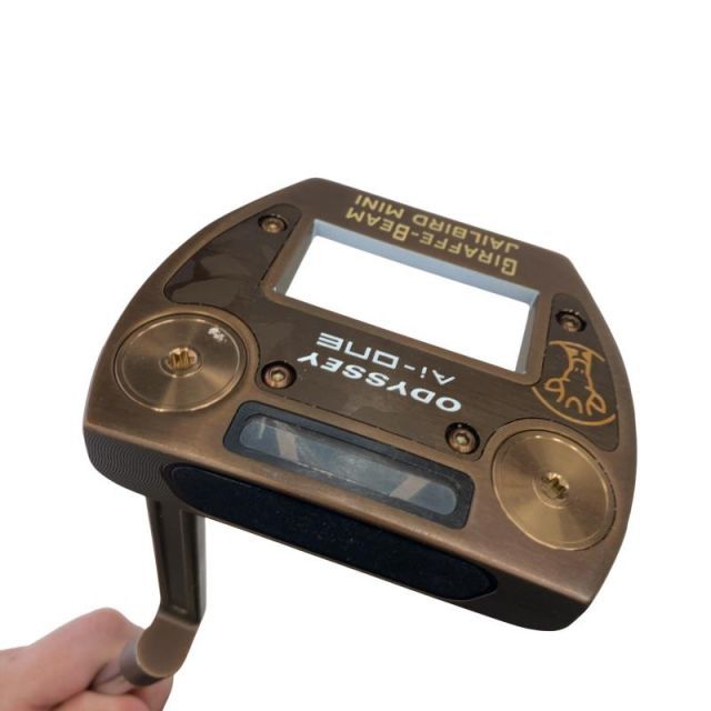 【中古】 オデッセイ Ai-ONE GIRAFFE-BEAM JAILBIRD MINI 33インチ パター PT STROKE LAB 90 スチール (フレックスその他) メンズ 男性用 右利き 右用 Bランク ゴルフクラブ