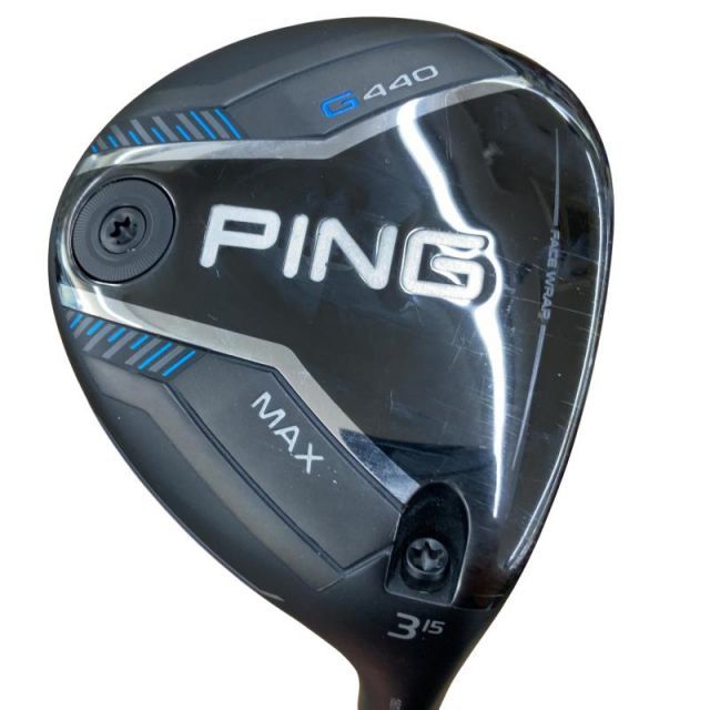 【中古】 ピン G440 MAX 3W フェアウェイウッド FW PING TOUR 2.0 BLACK 65(FW) (フレックスS) メンズ 男性用 右利き 右用 Cランク ゴルフクラブ