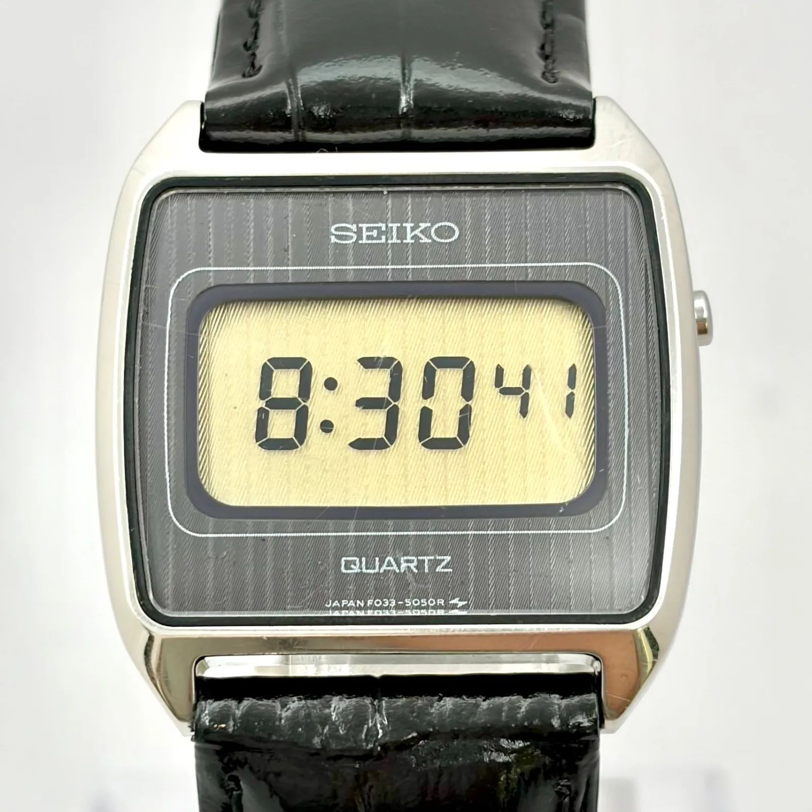 新品電池】SEIKO セイコー デジタル シルバー F033-5000 886336 新品 