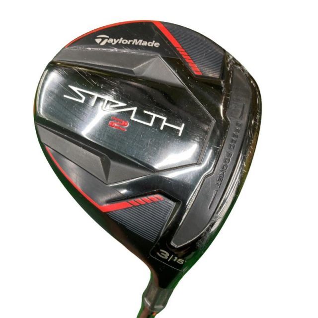 【中古】 テーラーメイド STEALTH2 3W フェアウェイウッド FW TENSEI RED TM50(STEALTH FW) (フレックスS) メンズ 男性用 右利き 右用 Cランク ゴルフクラブ