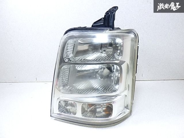 【点灯OK】スズキ 純正 DA64W エブリイワゴン HID キセノン ヘッドライト レンズ 左 左側 助手席側 LE06G6166 即納 棚O-3
