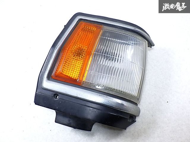 【割れ無し】トヨタ 純正 GX71 クレスタ コーナーランプ ウィンカー ウインカー 右 右側 運転席側 STANLEY 22-160 即納 棚O-2-20