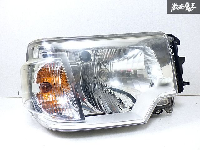 【割れ無し】三菱 純正 U61V U62V U71V U72V ミニキャブ ハロゲン ヘッドライト レンズ 右 右側 運転席側 RH STANLEY W0688 即納 棚O-3