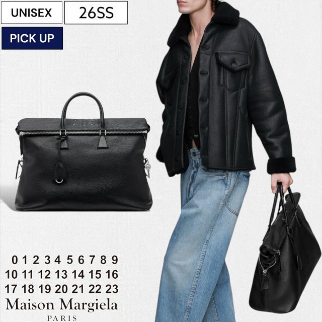 [List price 561,000 yen (incl. tax)] Maison Margiela Maison Margiela 5AC soft leather extra large bag reinterpreted in supple calfskin into a relaxed silhouette! XL Extra Large Bag Bag Body Back Hand